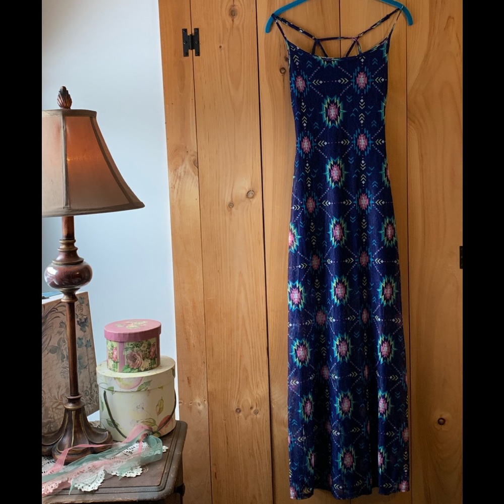 🌈 Love Fire Maxi Dress